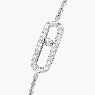 Bracelet pavé Move Uno Bracelet Diamant Or Blanc