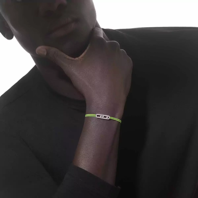 Cordon Messika CARE(S) Jaune Pavé Bracelet Diamant Or Blanc