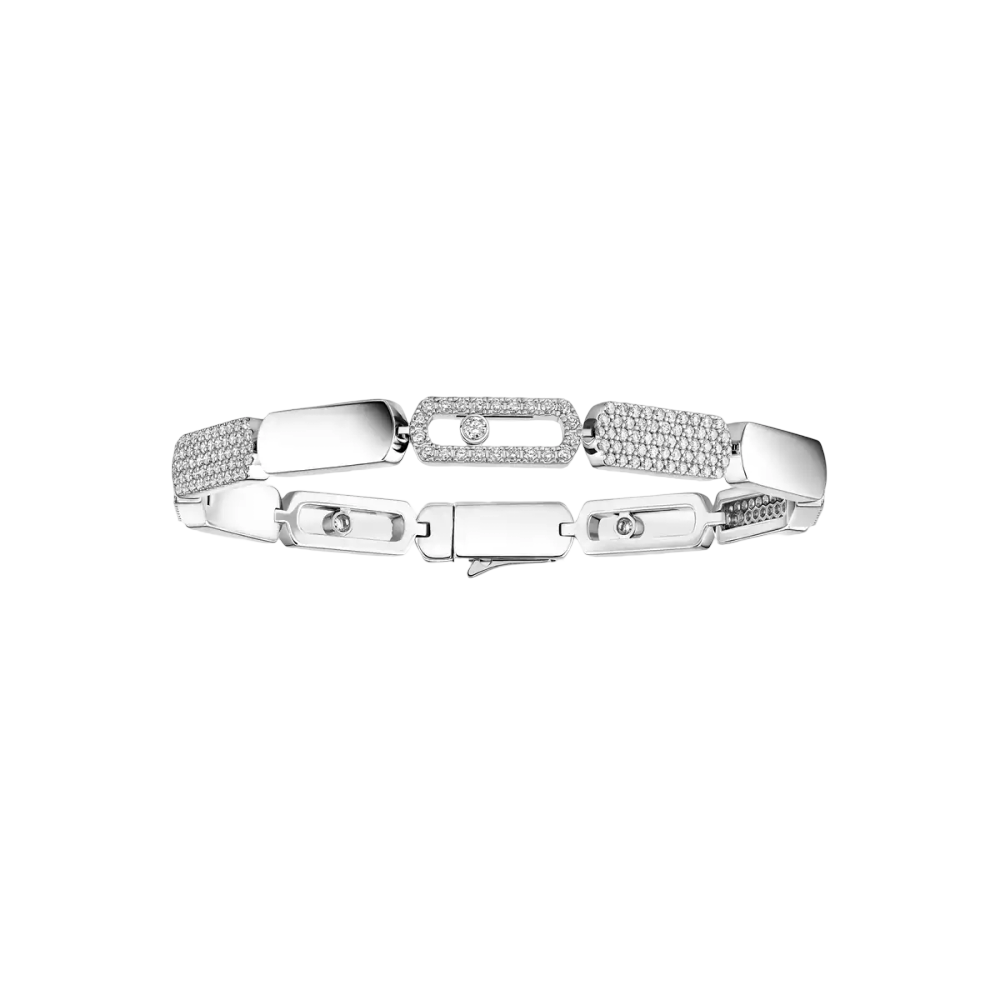 Bracelet Imperial Move PM Bracelet Diamant Or Blanc