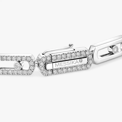 Bracelet Imperial Move PM Bracelet Diamant Or Blanc