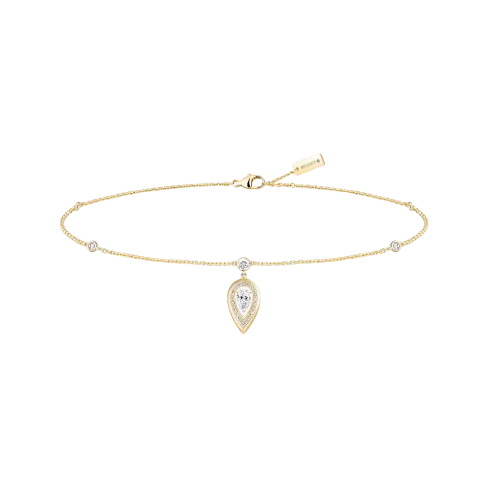 Bracelet de cheville Fiery Bracelet Diamant Or Jaune