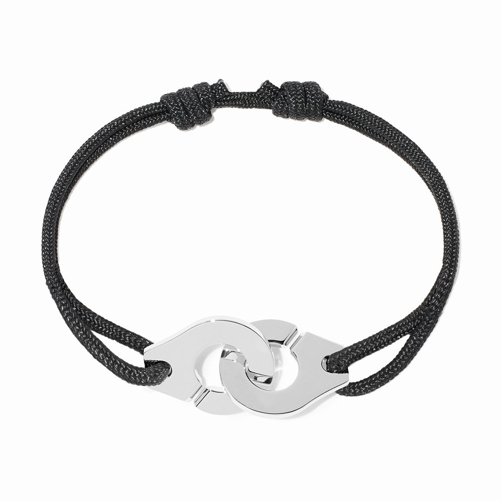 Bracelet Sur Cordon Menottes Dinh Van Grand Modèle