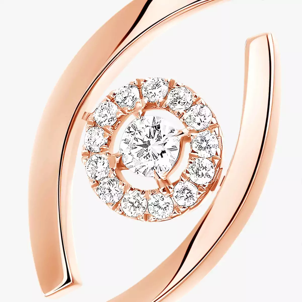 Bague Lucky Eye Bague Diamant Or Rose