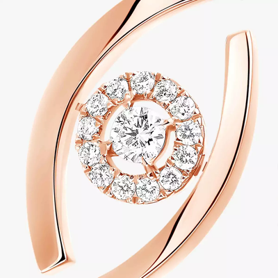 Bague Lucky Eye Bague Diamant Or Rose