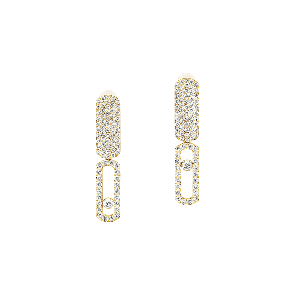 Imperial Move PM Boucles d'oreilles Diamant Or Jaune
