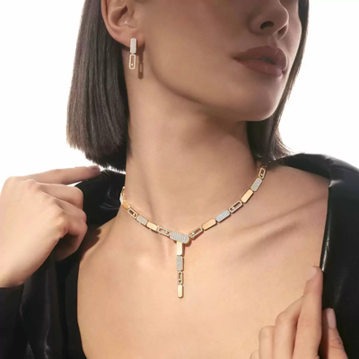 Imperial Move PM Boucles d'oreilles Diamant Or Jaune