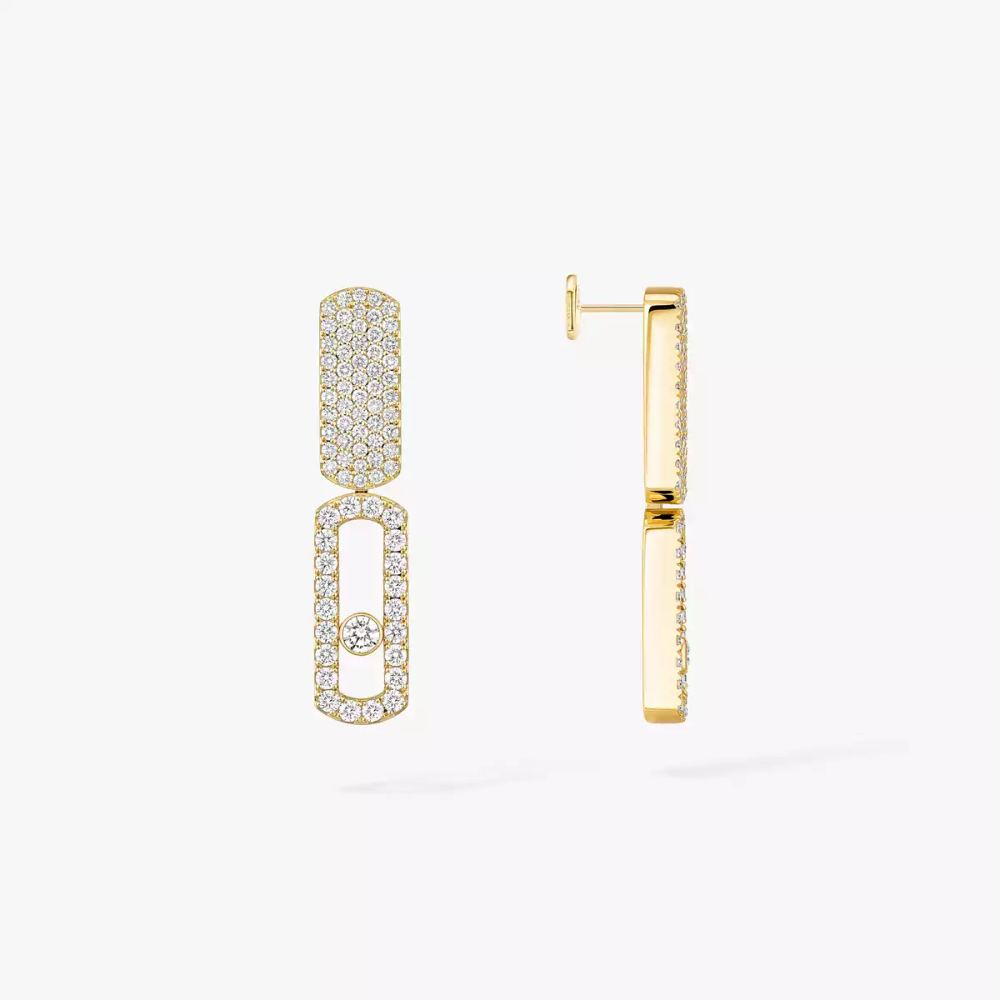 Imperial Move PM Boucles d'oreilles Diamant Or Jaune
