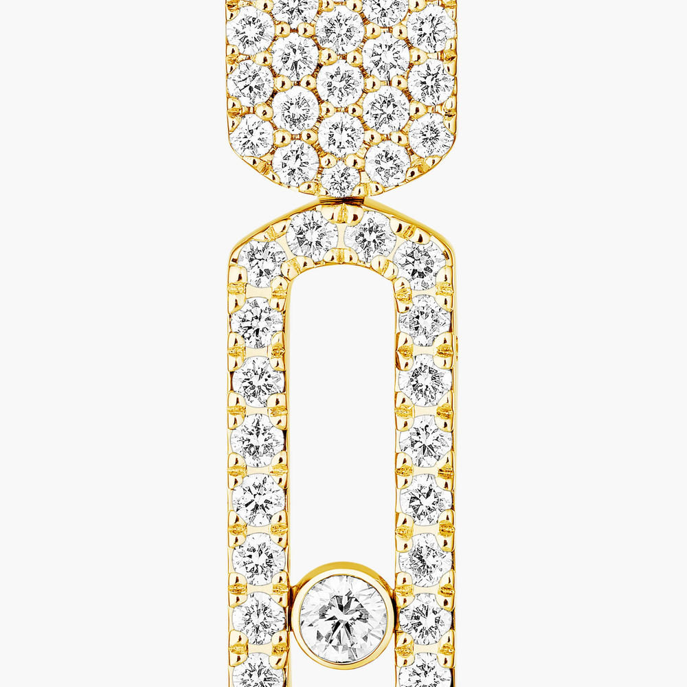 Imperial Move PM Boucles d'oreilles Diamant Or Jaune