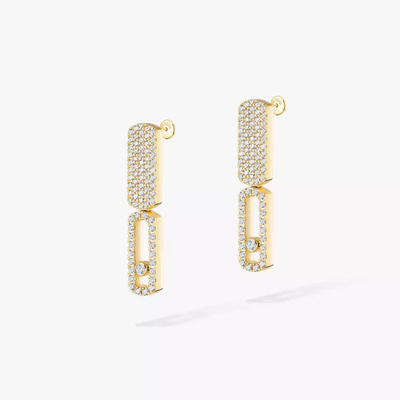 Boucles d'oreilles Imperial Move PM Boucles d'oreilles Diamant Or Jaune