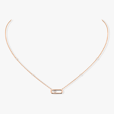 Gold Move Uno Pink Gold Diamond Necklace