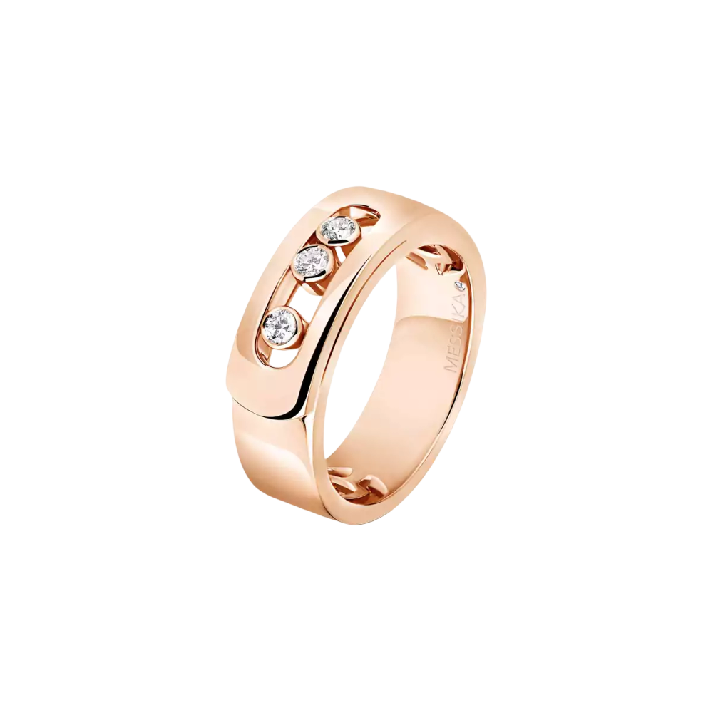 Move Noa Bague Diamant Or Rose
