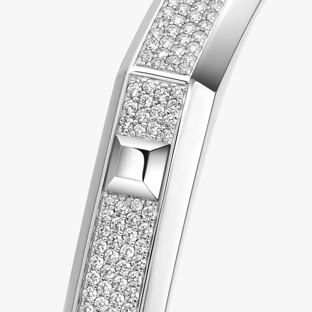 Bracelet pavé Moderniste MM Bracelet Diamant Or Blanc