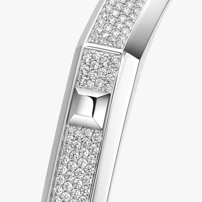 Bracelet pavé Moderniste MM Bracelet Diamant Or Blanc