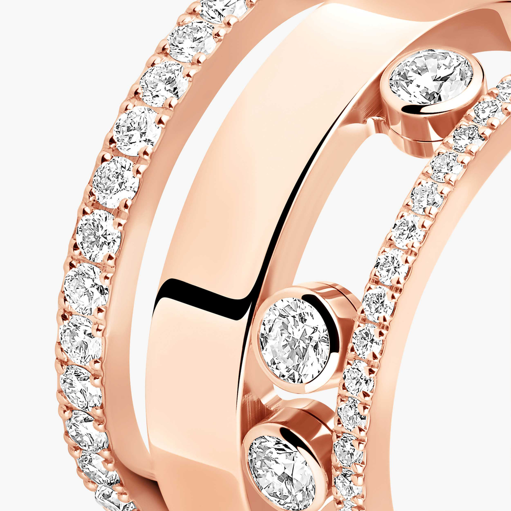 Move Romane GM Bague Diamant Or Rose