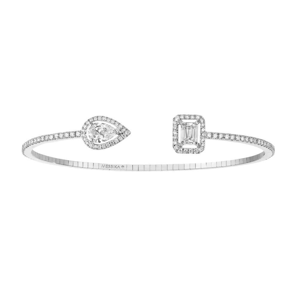 My Twin Skinny 0,40ct x2 Bracelet Diamant Or Blanc