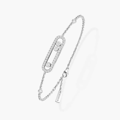 Baby Move Pavé White Gold Diamond Bracelet