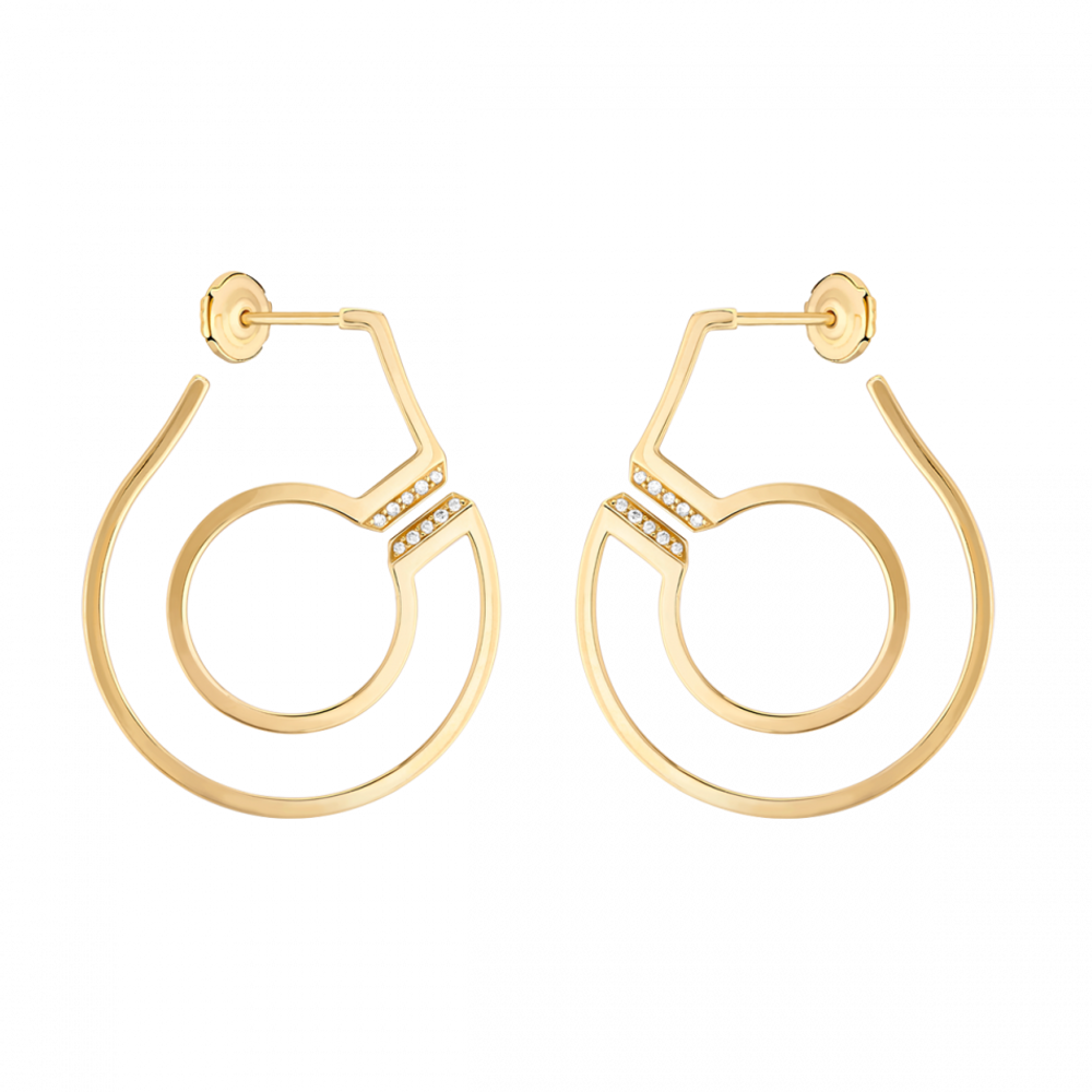 Menottes Dinh Van Large Hoop Earrings