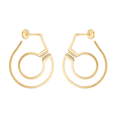 Menottes Dinh Van Large Hoop Earrings