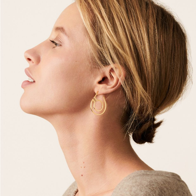Menottes Dinh Van Large Hoop Earrings