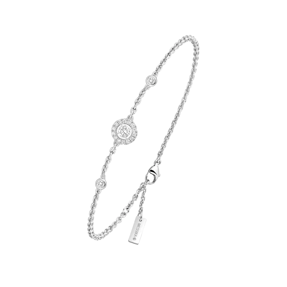 Joy XS Bracelet Diamant Or Blanc