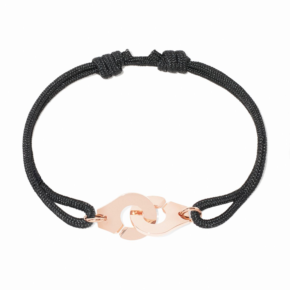 Bracelet Sur Cordon Menottes Dinh Van Moyen Modèle