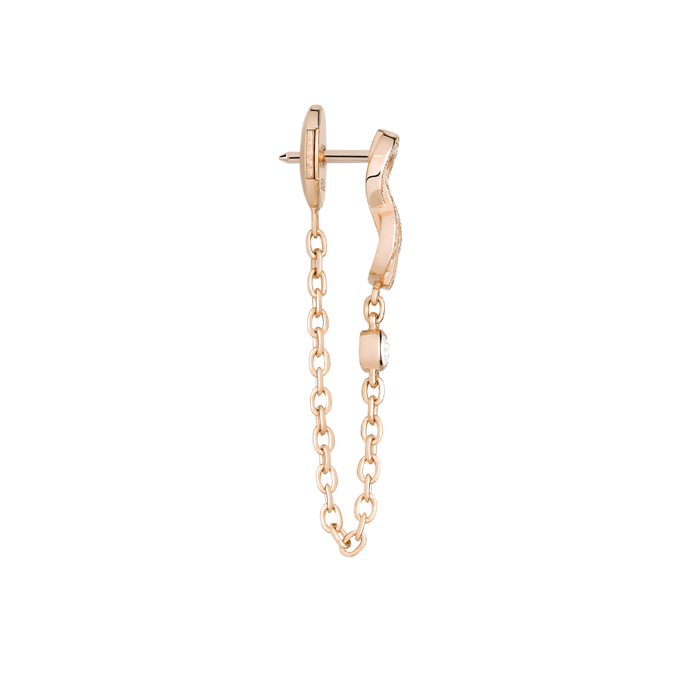 Boucle d'oreille Chance Infinie