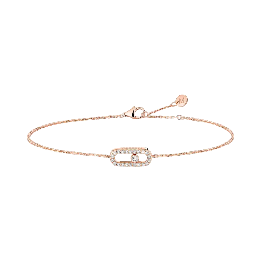 Bracelet Messika CARE(S) Pavé Enfant Bracelet Diamant Or Rose