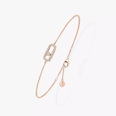 Bracelet Messika CARE(S) Pavé Enfant Bracelet Diamant Or Rose