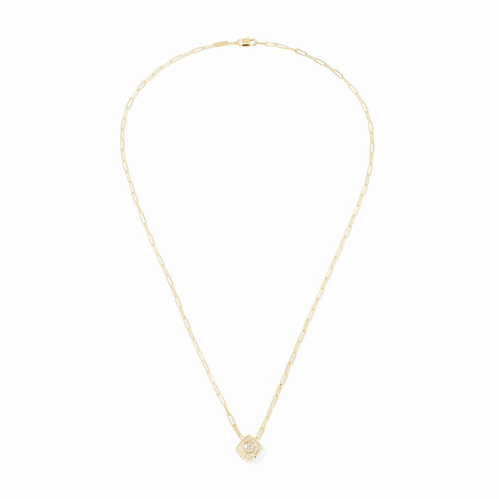 Le Cube Diamant Xl Paved Pendant