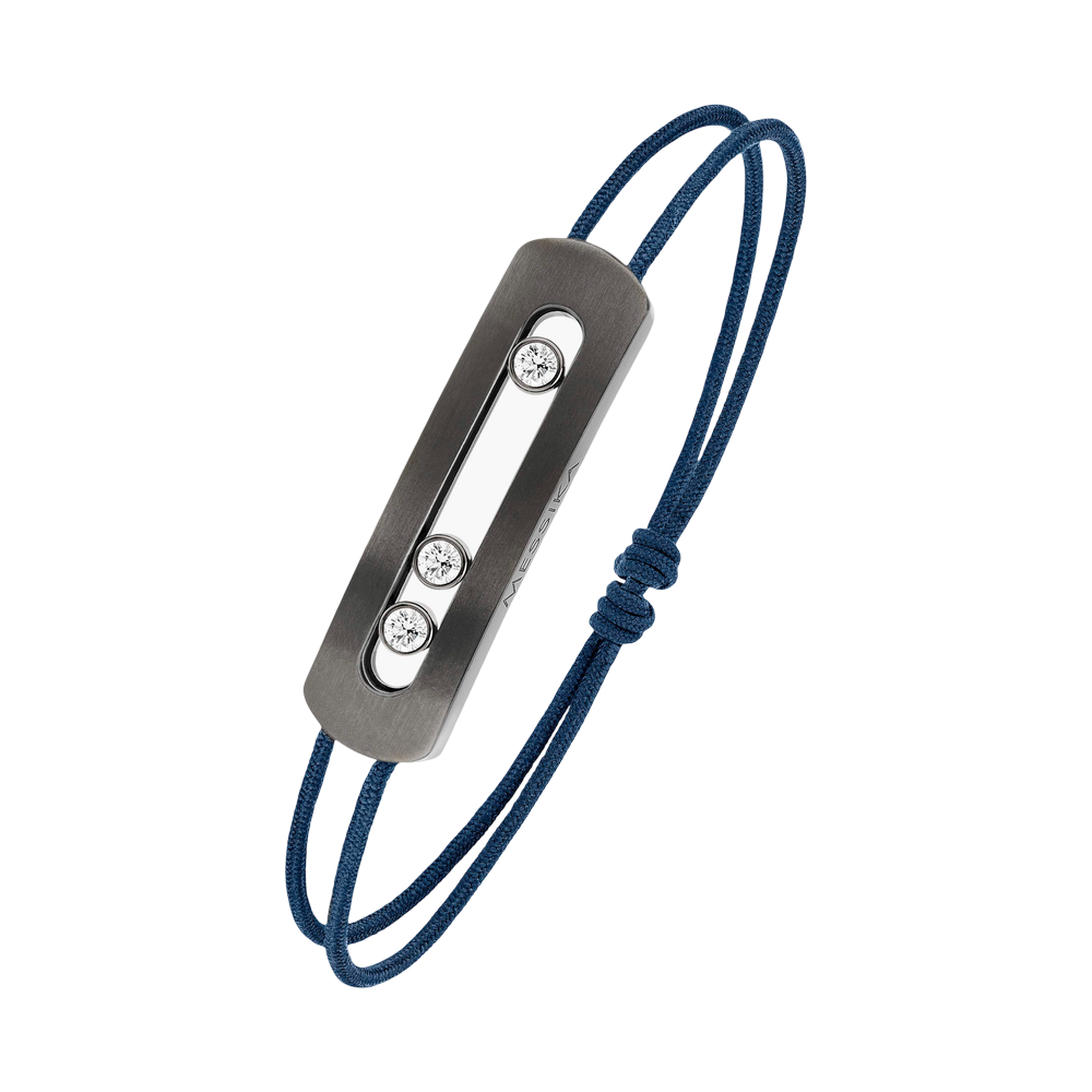 Cordon Move Titanium Graphite Bracelet Diamant Graphite Titanium