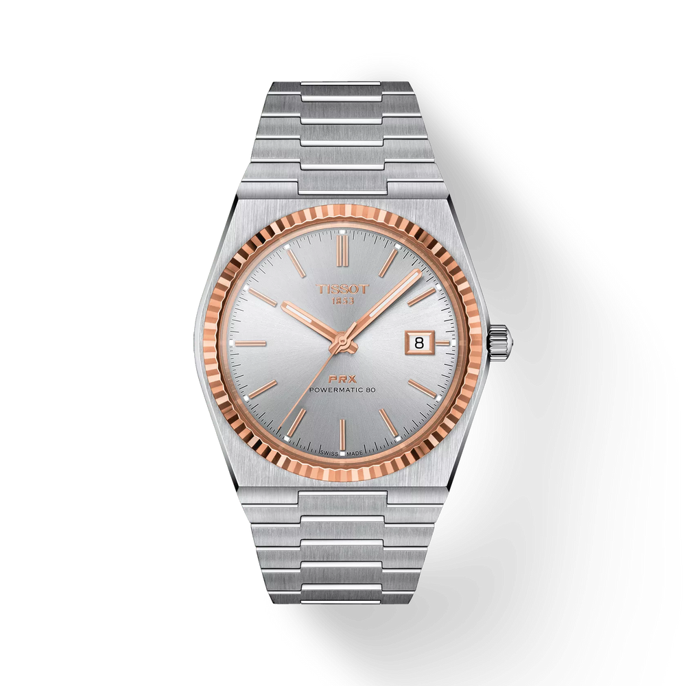 PRX Powermatic 80 Steel & 18K Gold Bezel 40mm