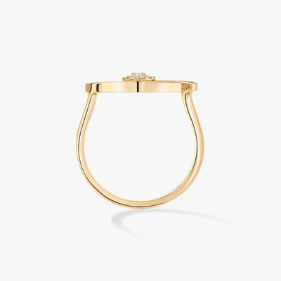 Lucky Eye Yellow Gold Diamond Ring
