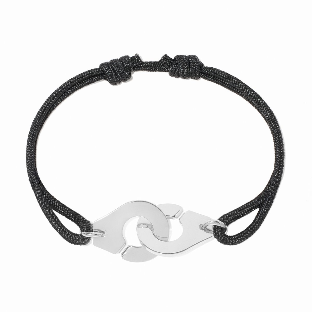 Bracelet Sur Cordon Menottes Dinh Van Grand Modèle
