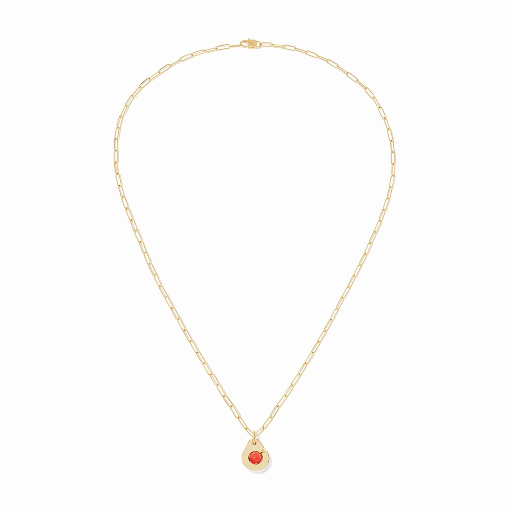 Menottes Dinh Van Coral Small Pendant