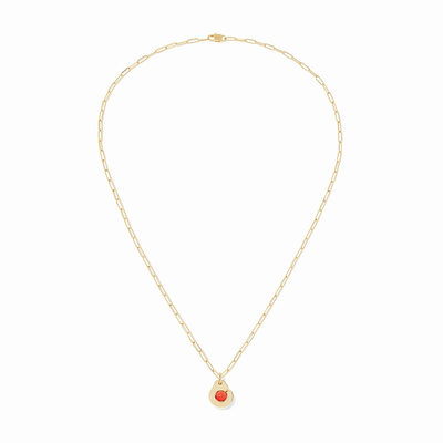Menottes Dinh Van Coral Small Pendant