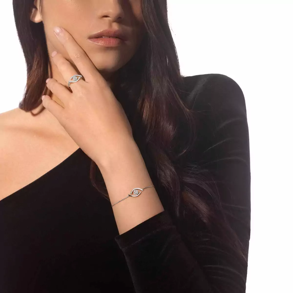 Bracelet Bracelet Diamant Or Blanc