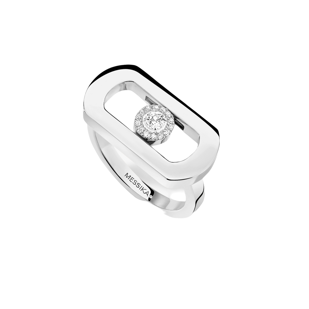So Move Bague Diamant Or Blanc