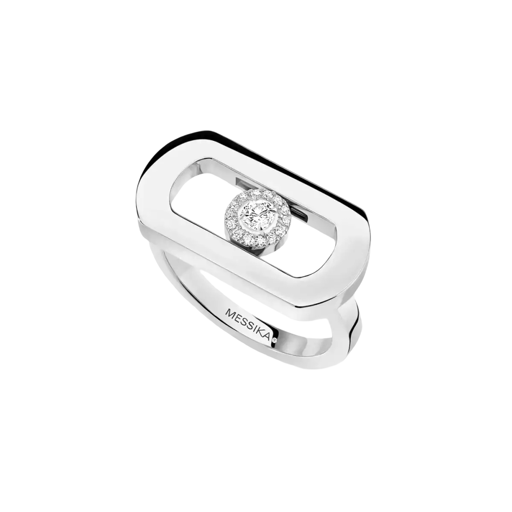 So Move Bague Diamant Or Blanc