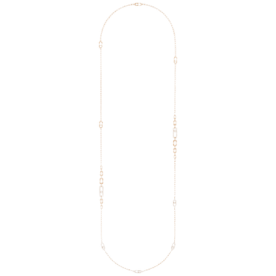 Move Uno Pink Gold Diamond Necklace