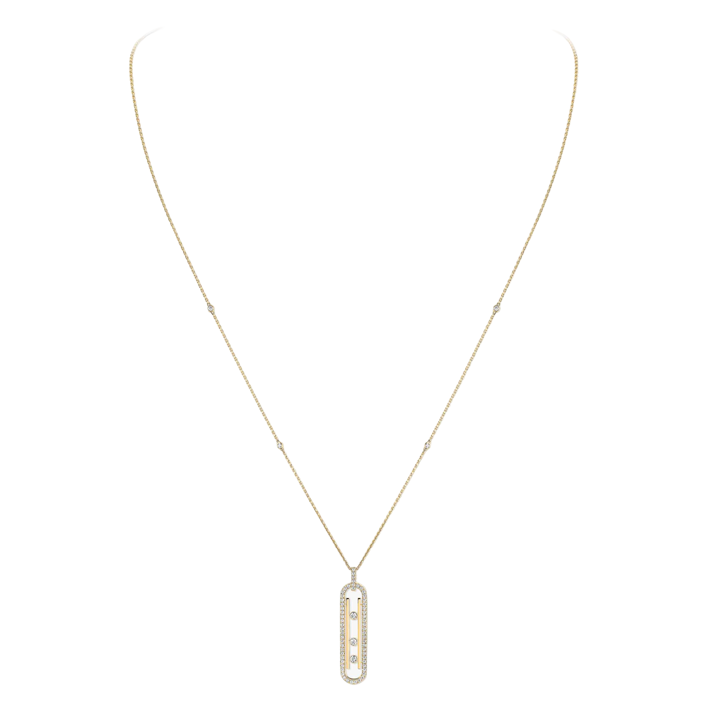 Collier Move 10th PM Collier Diamant Or Jaune