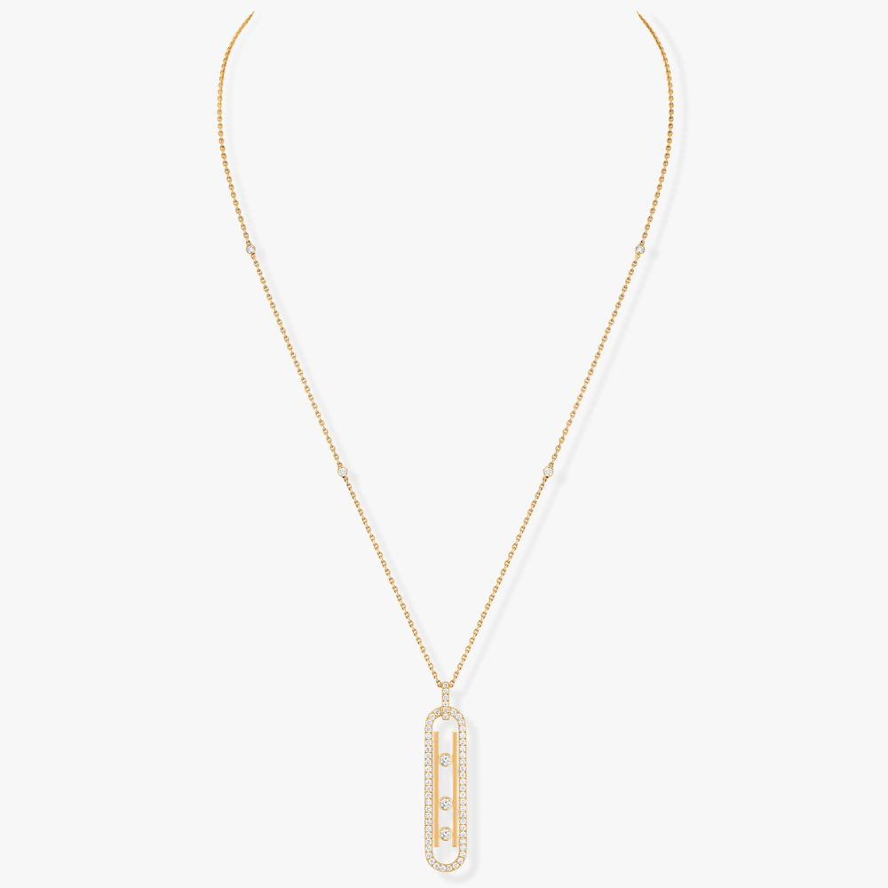 Collier Move 10th PM Collier Diamant Or Jaune