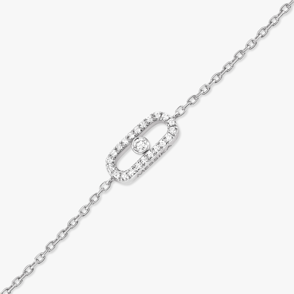 Messika CARE(S) Pavé Children's Bracelet White Gold Diamond Bracelet