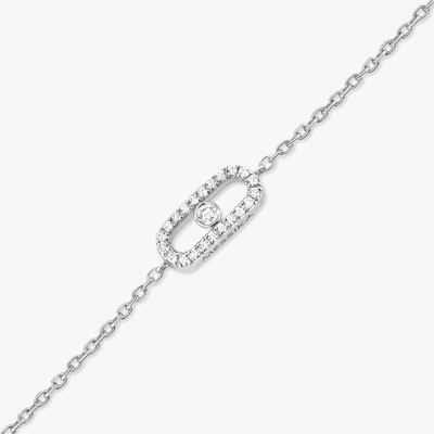 Messika CARE(S) Pavé Children's Bracelet White Gold Diamond Bracelet