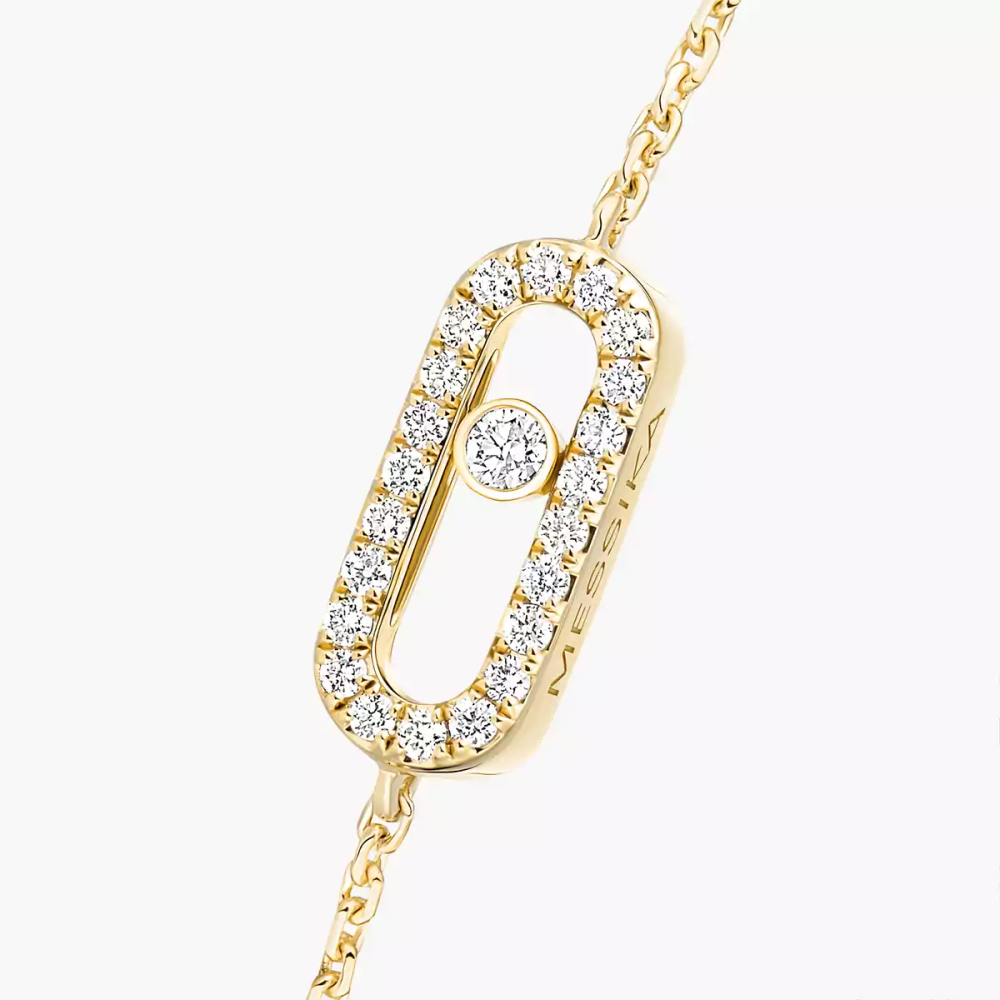 Messika CARE(S) Pavé Bracelet Yellow Gold Diamond Bracelet