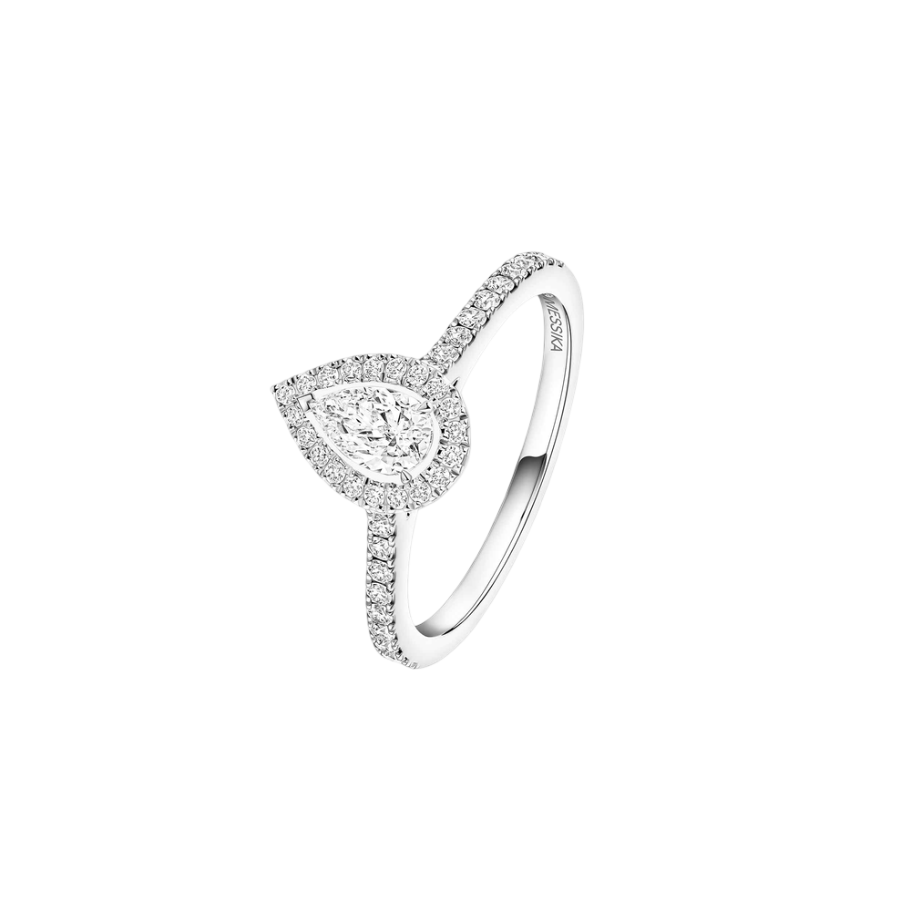 Joy 0,25ct Bague Diamant Or Blanc
