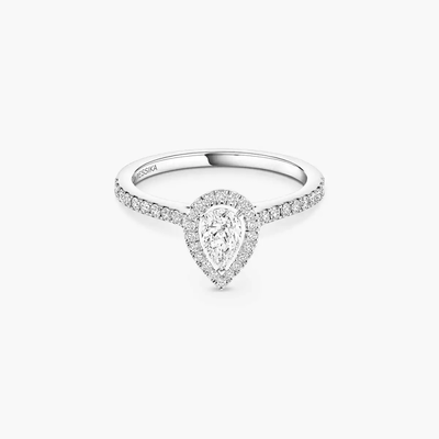 Joy 0,25ct Bague Diamant Or Blanc