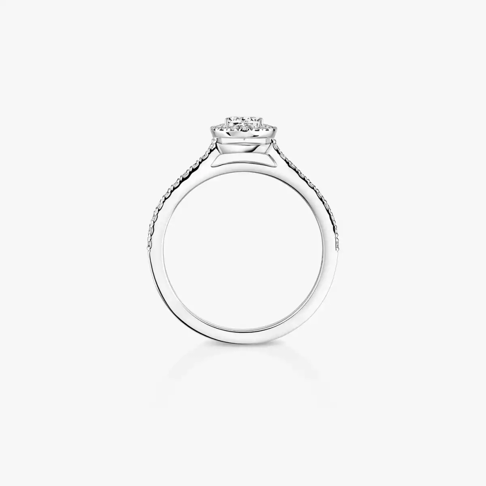 Joy 0,25ct Bague Diamant Or Blanc