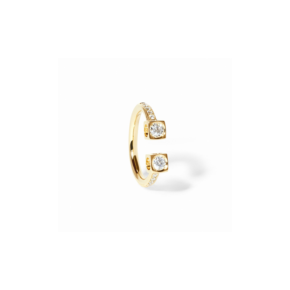 Le Cube Diamant Large Ring
