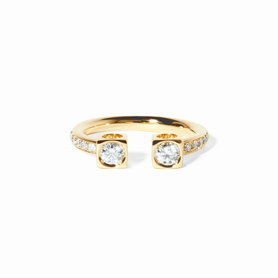 Le Cube Diamant Large Ring