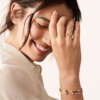 Le Cube Diamant Large Ring